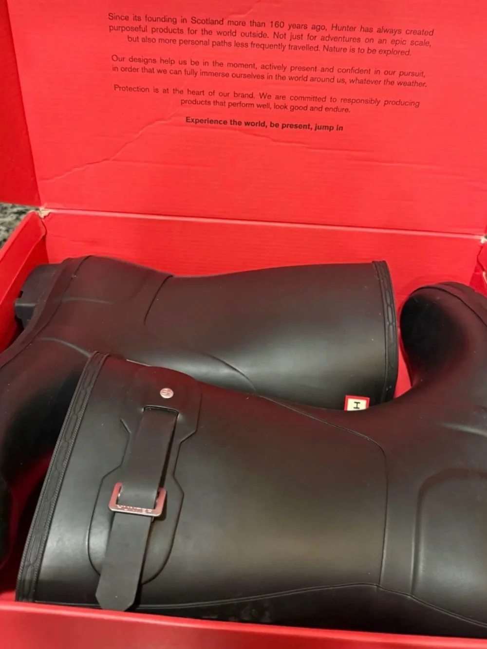 NWT Hunter Women’s Original Short Boot Size 7